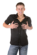 Shy twink with David White